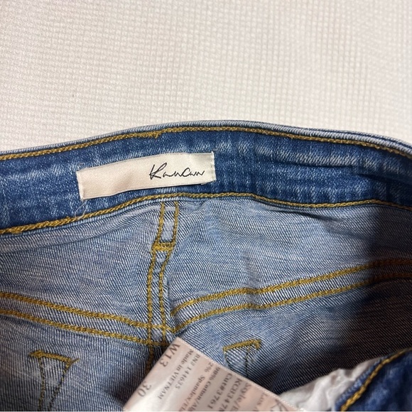 KanCan KC8347M Women’s Medium Wash Distressed Size 13 / 33 Jean Shorts J… - Picture 7 of 8